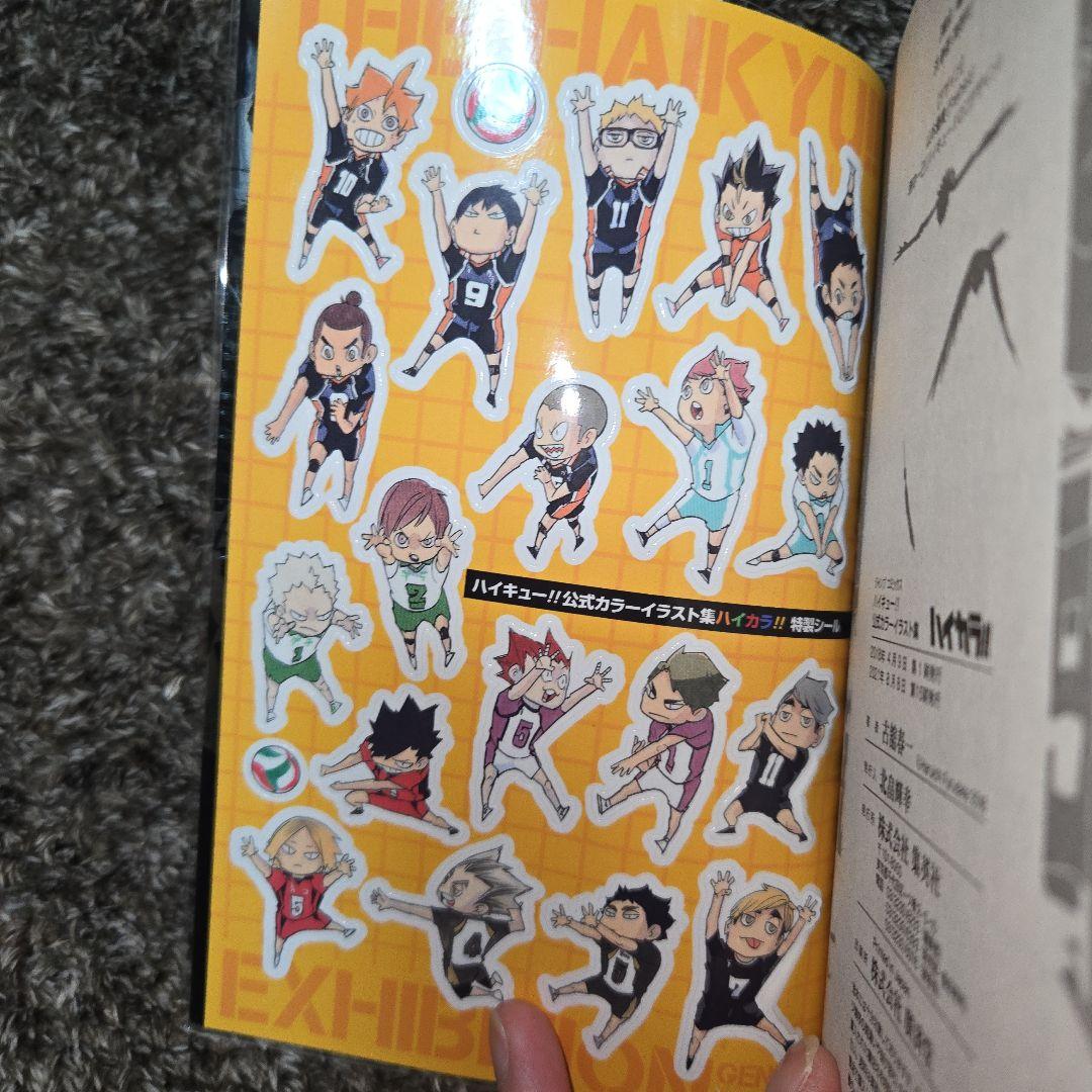 ハイキュー!! 公式カラーイラスト集 ハイカラ!!