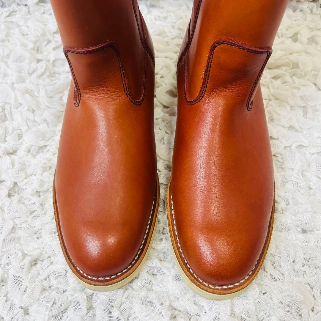 Lucky strikeラッキーストライク レザーワークブーツ26ウエスタン革靴 Lucky strikeラッキーストライク レザーワークブーツ26ウエスタン革靴