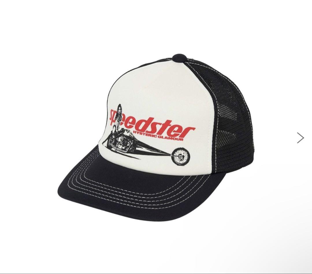 HYSTERIC GLAMOUR SPEEDSTER メッシュキャップ 黒
