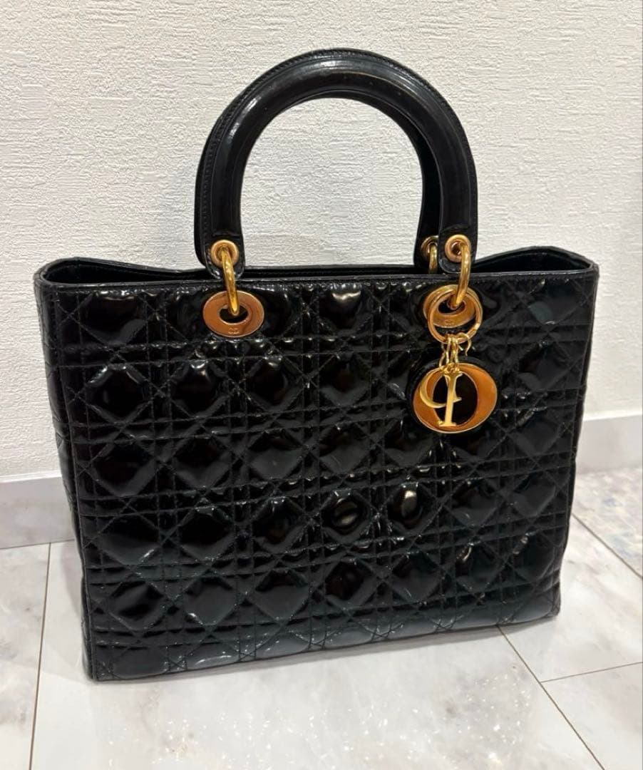 ‼︎ Dior レディディオール Christian Dior エナメル