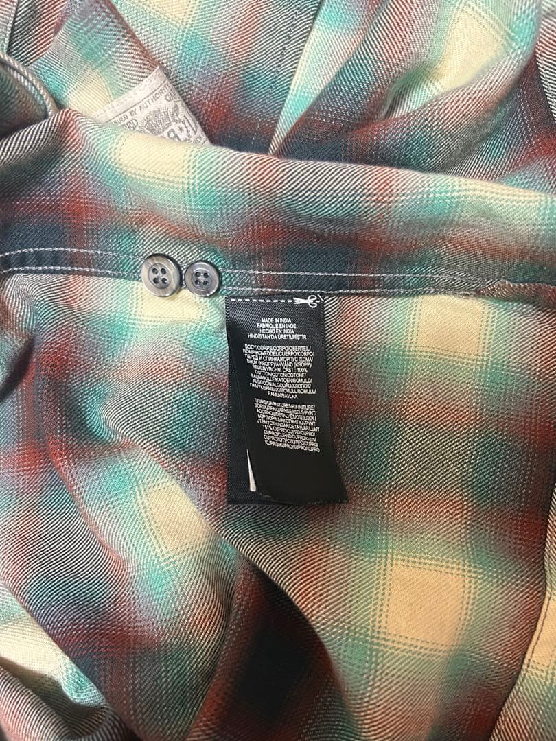 RRL Ombre Check Shirts Opencollar