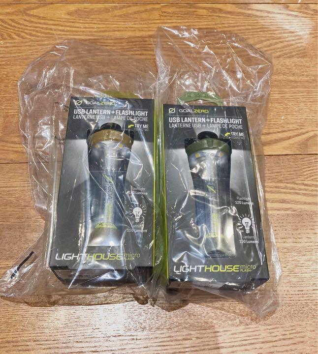 GOALZERO ライトハウス マイクロフラッシュ日本限定2色セット - メルカリ