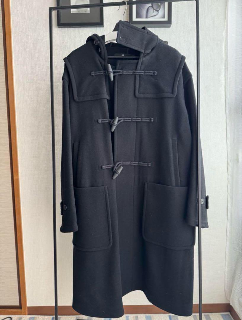 000UNIQLO +J/ウールオーバーサイズダッフルコート L 黒