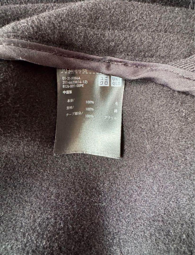 000UNIQLO +J/ウールオーバーサイズダッフルコート L 黒