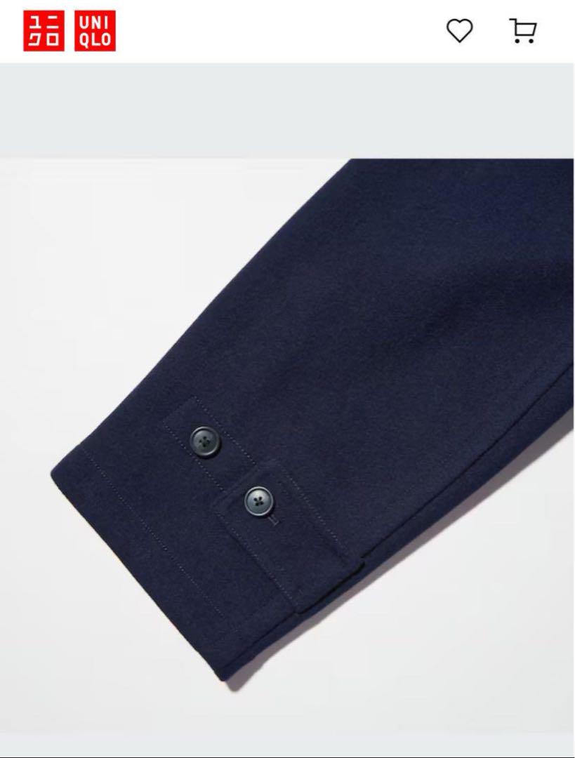 000UNIQLO +J/ウールオーバーサイズダッフルコート L 黒