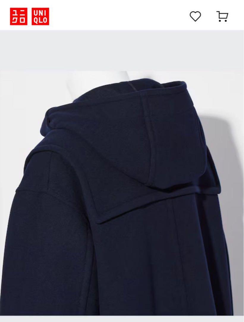 000UNIQLO +J/ウールオーバーサイズダッフルコート L 黒