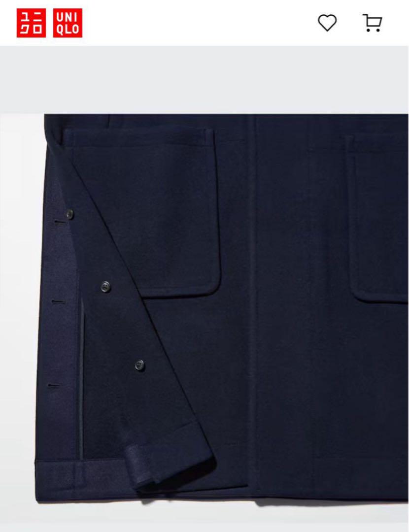 000UNIQLO +J/ウールオーバーサイズダッフルコート L 黒