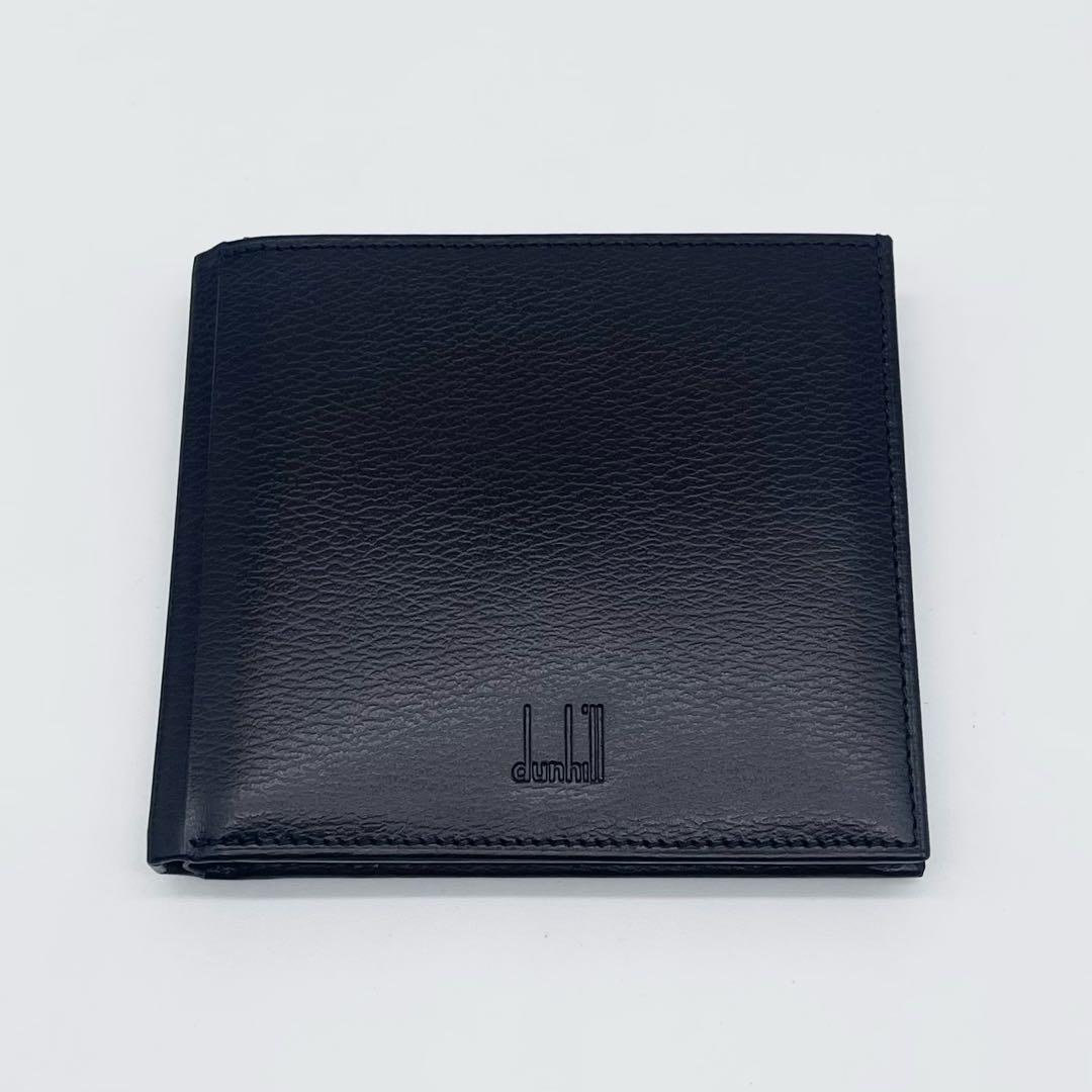 未使用品】付属品完備 Dunhill レザー 二つ折り財布 コンパクト