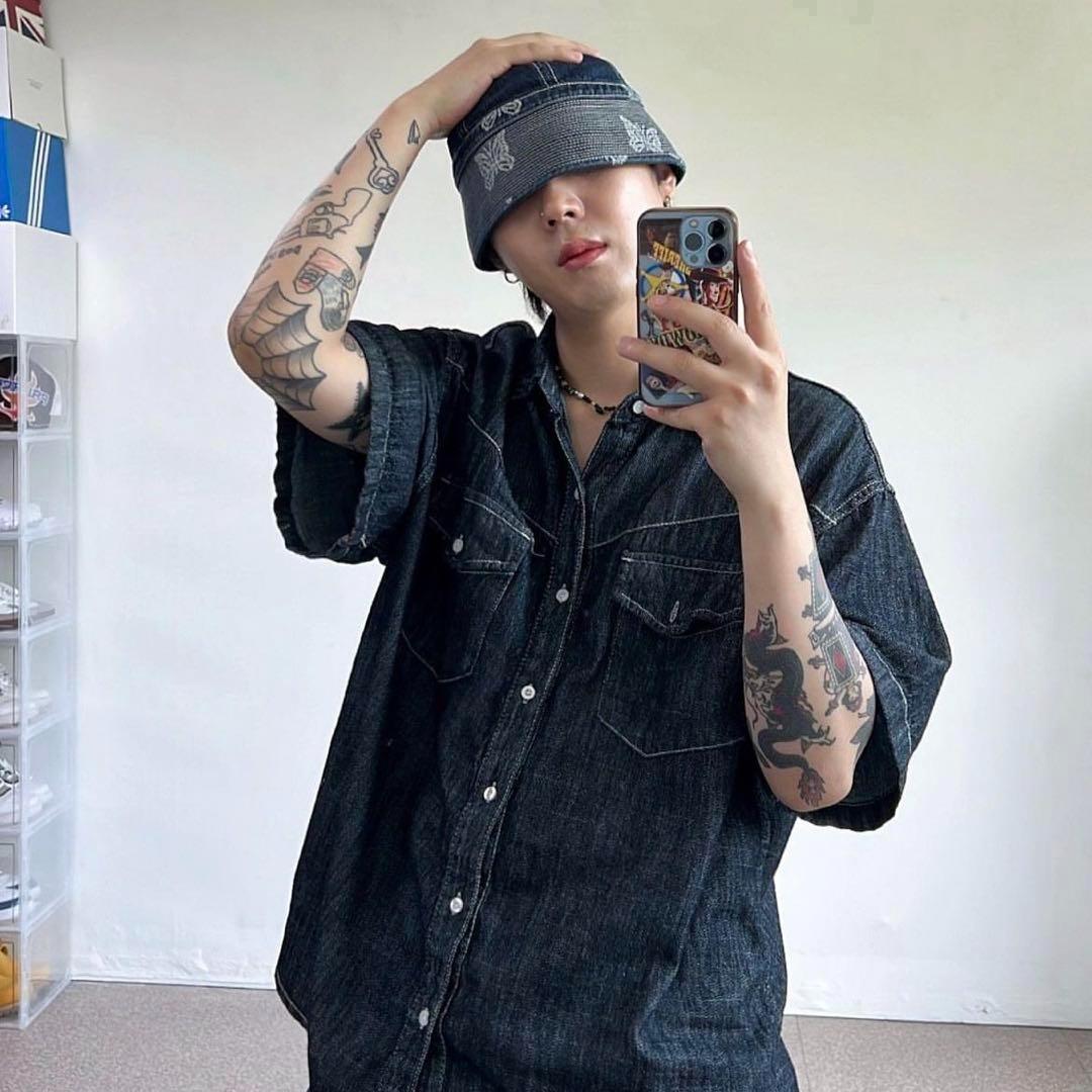 NEEDLES[ニードルズ] 23SS Sailor Hat-10oz Denim/Papillon Jq.