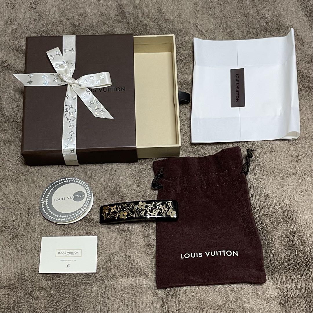 【正規品】Louis Vuitton クルーズライン バレッタ・ブラック・箱付き 正規品】Louis Vuitton クルーズライン バレッタ・ブラック・箱