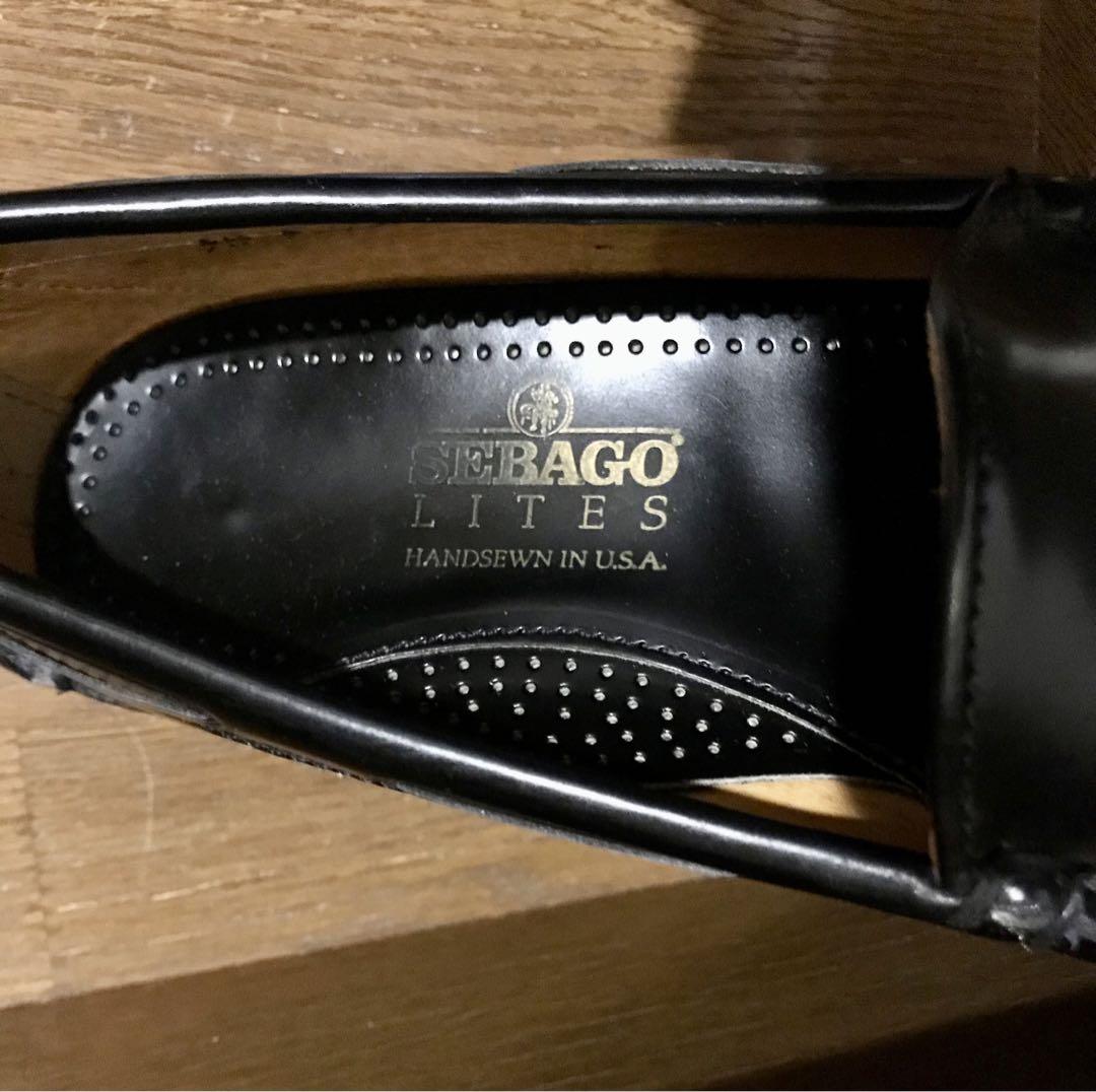 美品】SEBAGO(セバゴ)タッセルローファー黒27cmUS8.5