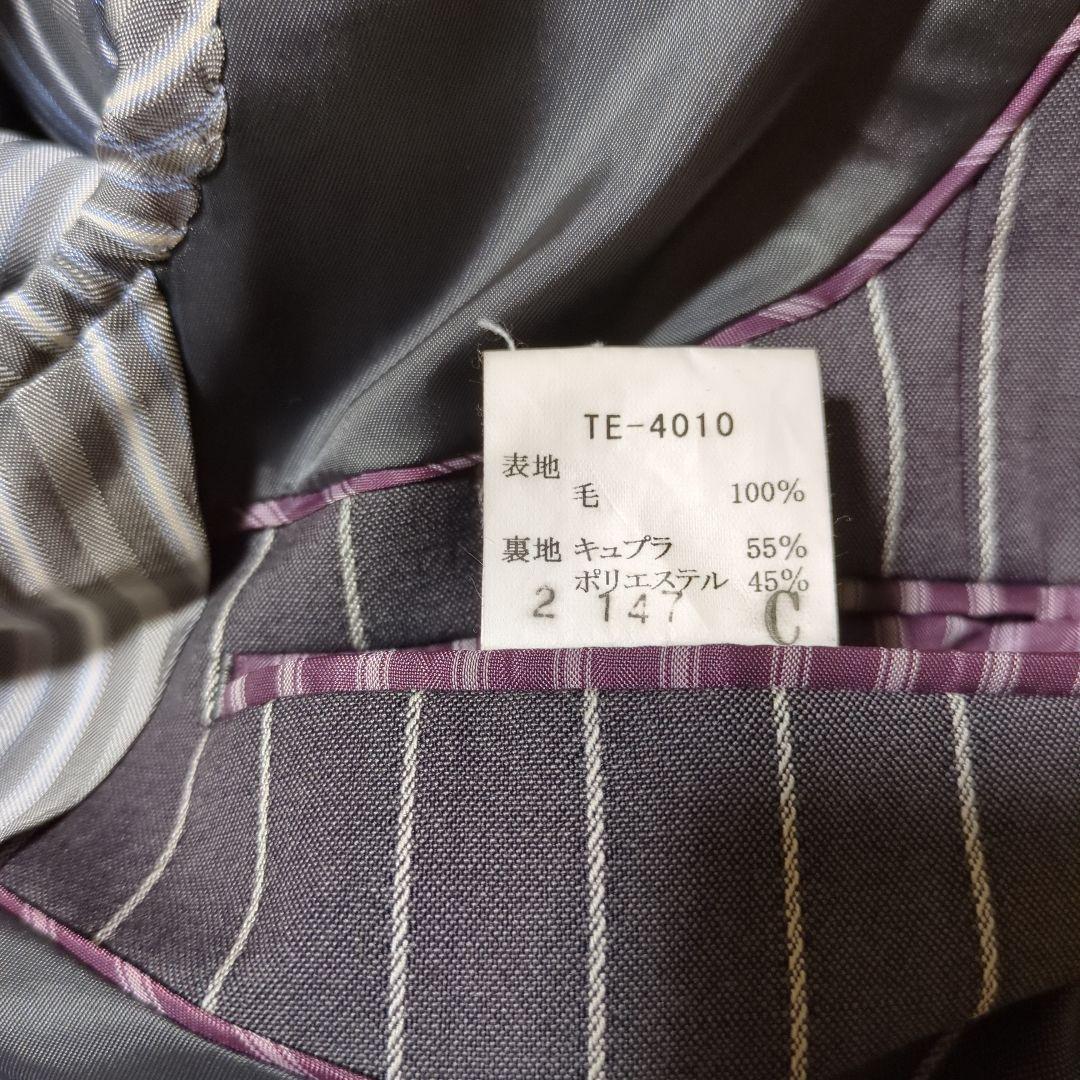 メンズティノラス 3ピーススーツ MENS TENORAS ストライプ M