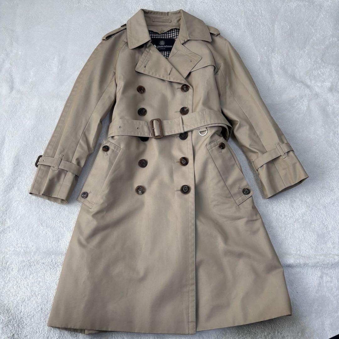 ✨極美品✨AQUASCUTUM アクアスキュータム トレンチコート　ライナー　S