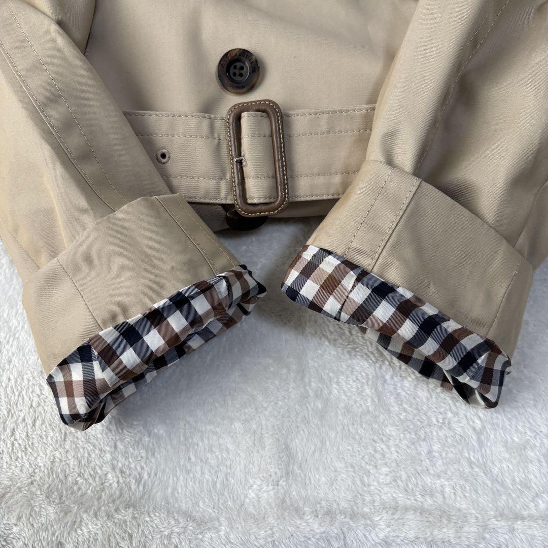 ✨極美品✨AQUASCUTUM アクアスキュータム トレンチコート　ライナー　S
