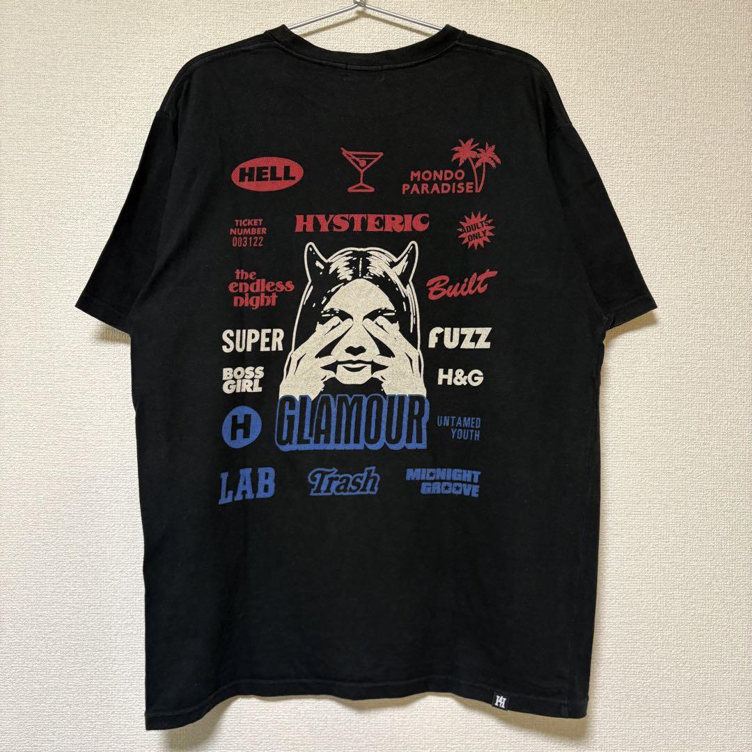 【未使用品】HYSTERIC GLAMOUR SEE NO EVIL Tシャツ HYSTERIC GLAMOUR - SEE NO EVIL刺繍 Tシャツ / ブラック | Tempt
