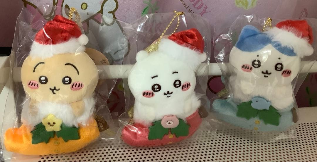 オーナメントにもなるマスコット ちいかわ ハチワレ うさぎ コンプ オーナメントにもなるマスコット♡ちいかわ、ハチワレ、うさぎ
