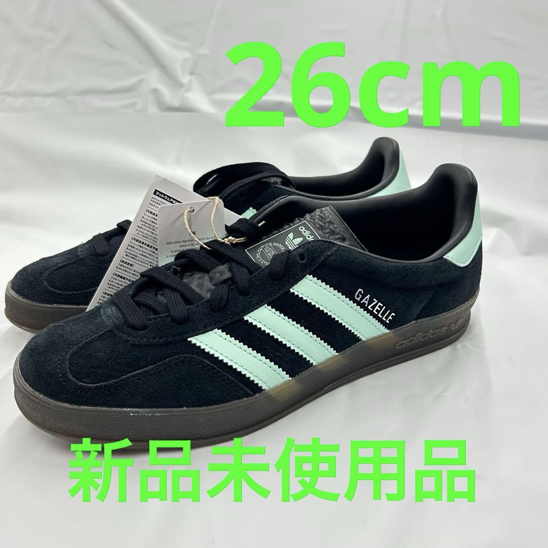 26cm アディダス オリジナルガゼルインドア クリアミント グリーン 新品