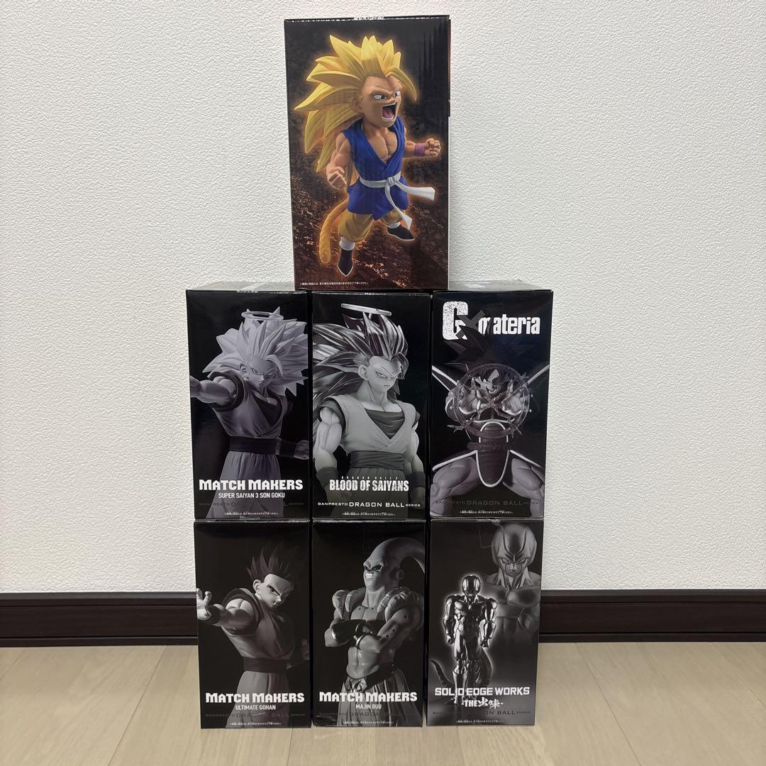 ドラゴンボール フィギュア 7点セット 孫悟空 超サイヤ人3孫悟空