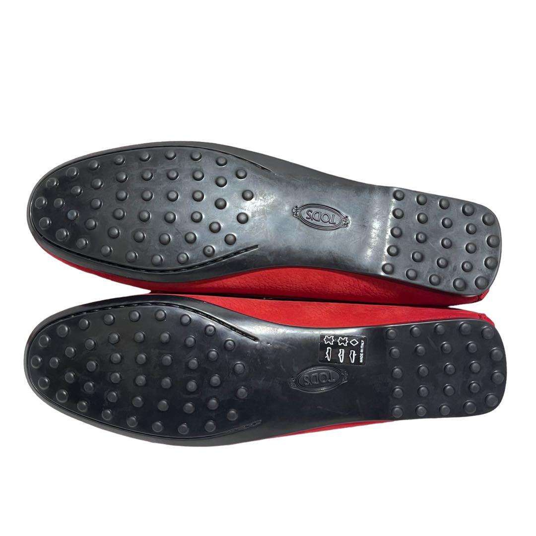 未使用 TOD'S トッズ ヌバック ドライビングシューズ 39.5