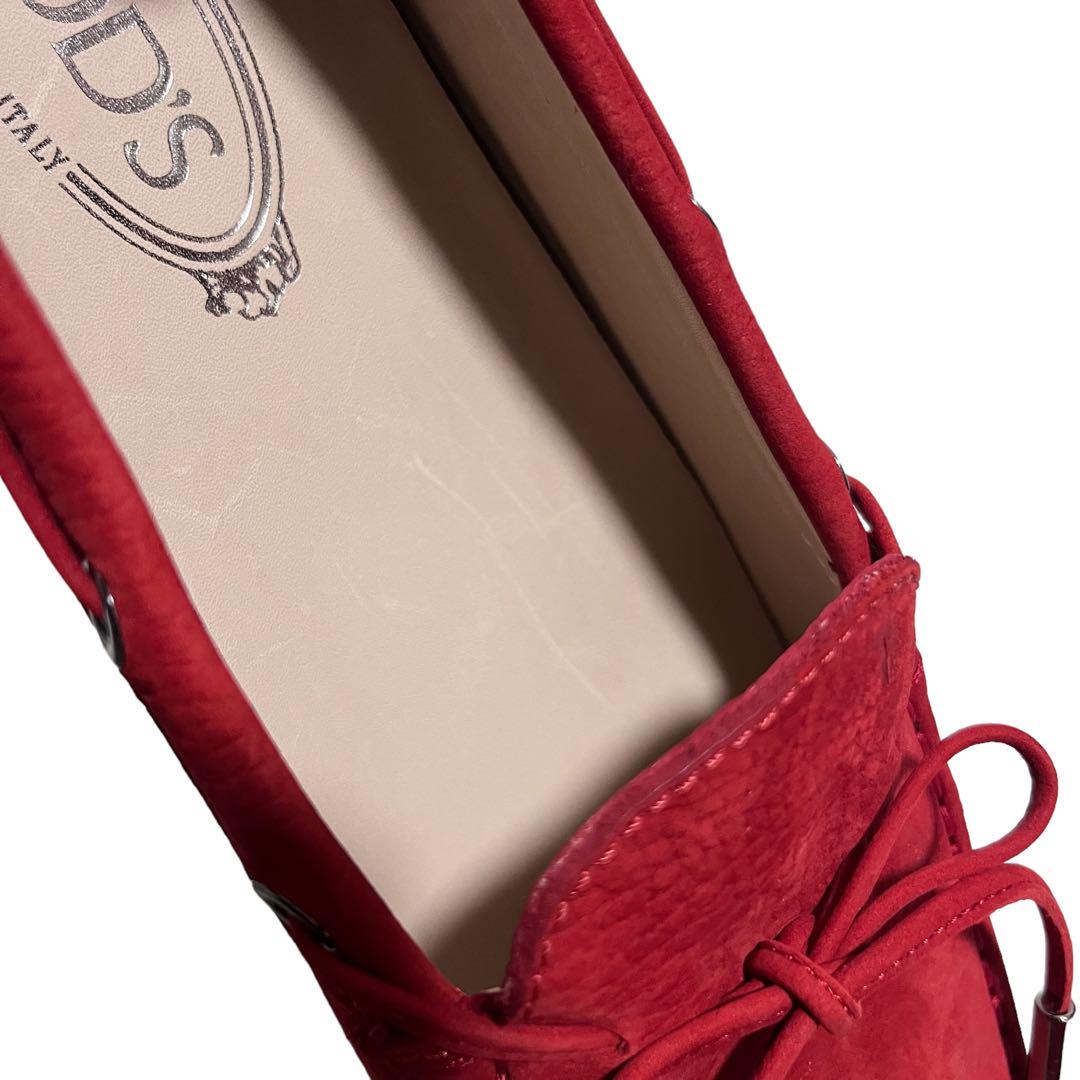 未使用 TOD'S トッズ ヌバック ドライビングシューズ 39.5