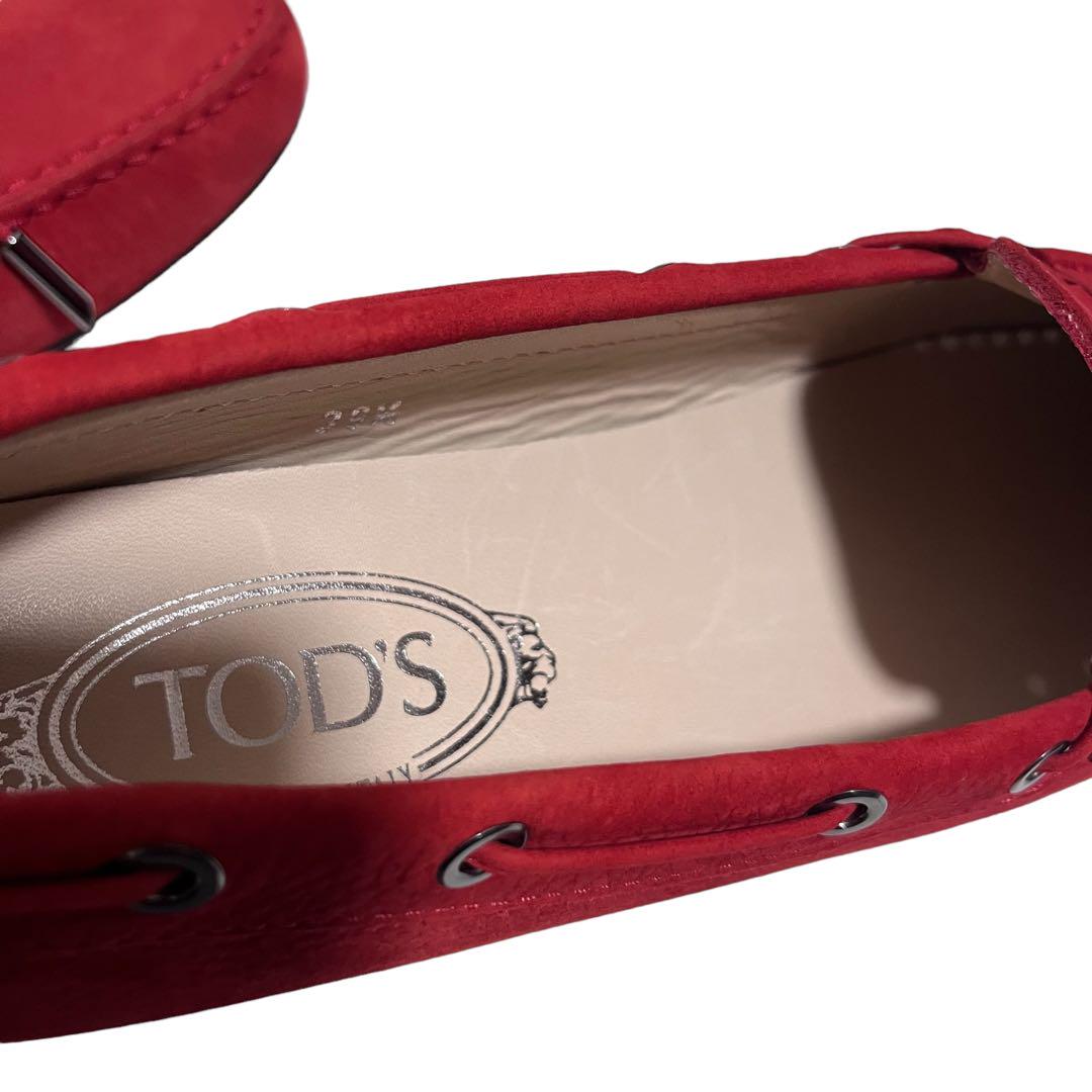 未使用 TOD'S トッズ ヌバック ドライビングシューズ 39.5