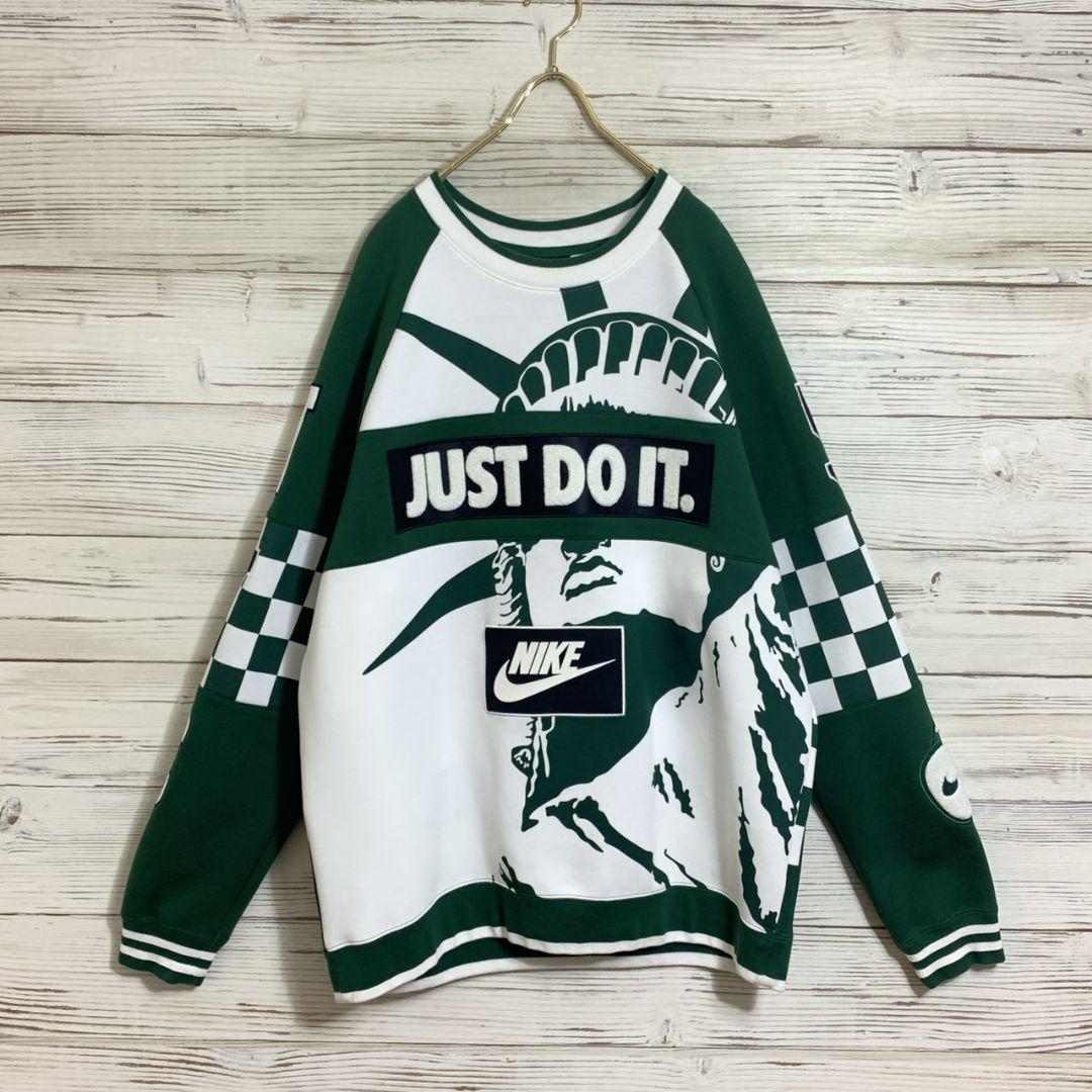 定番安い 専用 スウェット グリーン XXL Wh0zc-m63950149447 NIKE 刺繍ロゴ NY 送料無料SALE