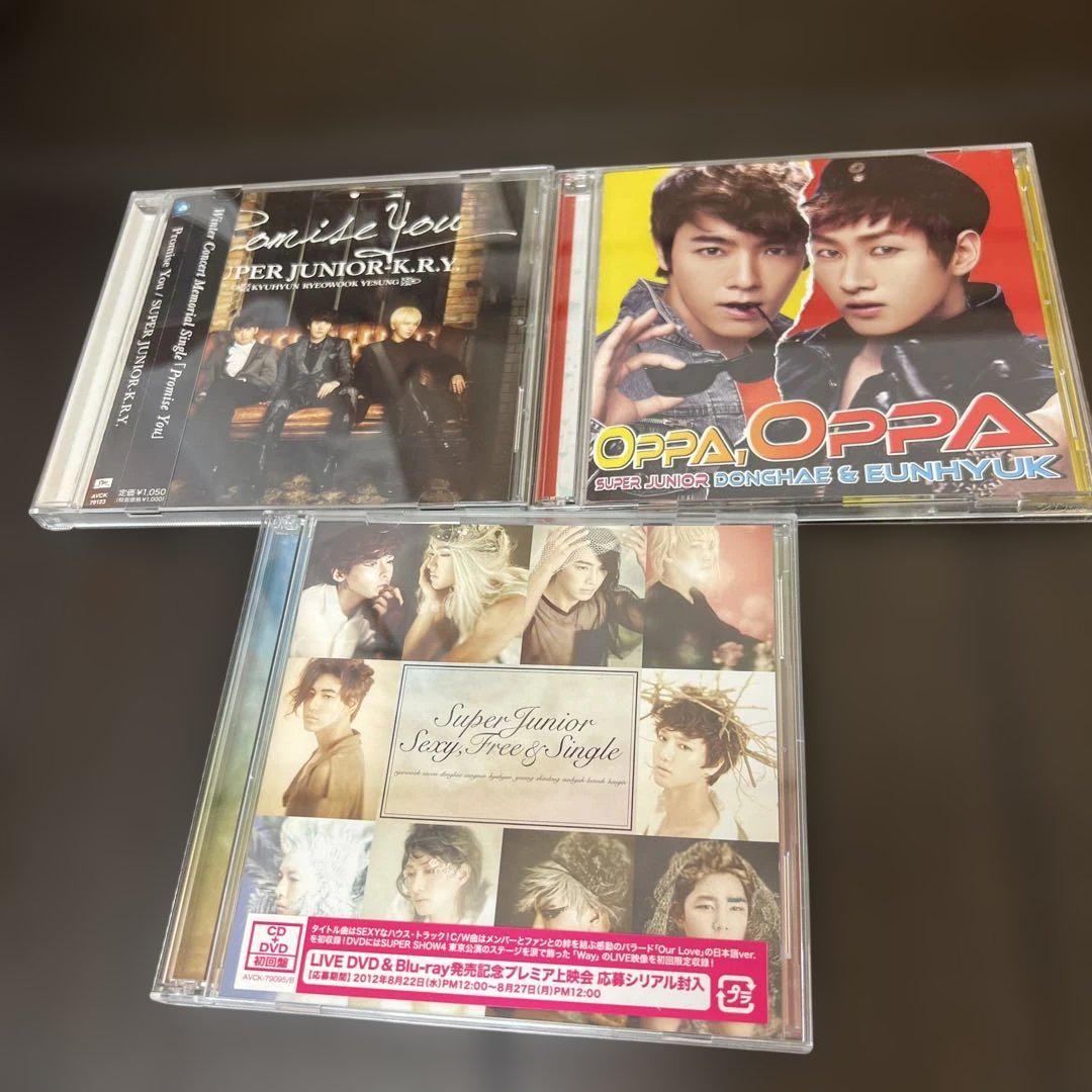 【SUPER JUNIOR】CD DVDまとめ売り おまけ付き SUPER JUNIOR CD DVDまとめ売り おまけ付き