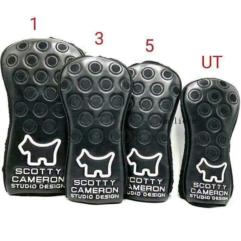 【送料無料】人気品 ゴルフクラブカバー ヘッドカバー 4点セット3..5