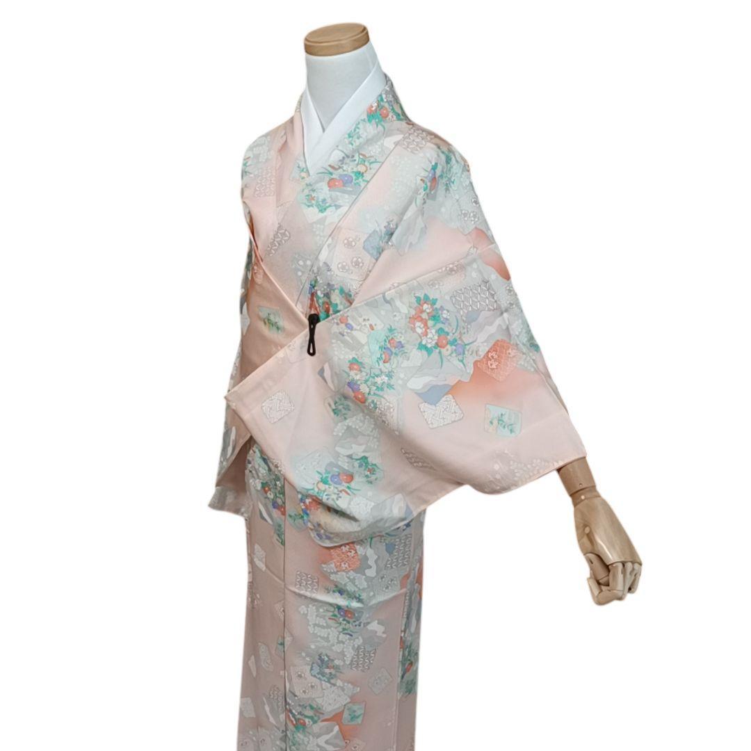 楽天市場】着物 セオアルファ 単衣 JAPAN MODE 蔦 唐草 ボルドー