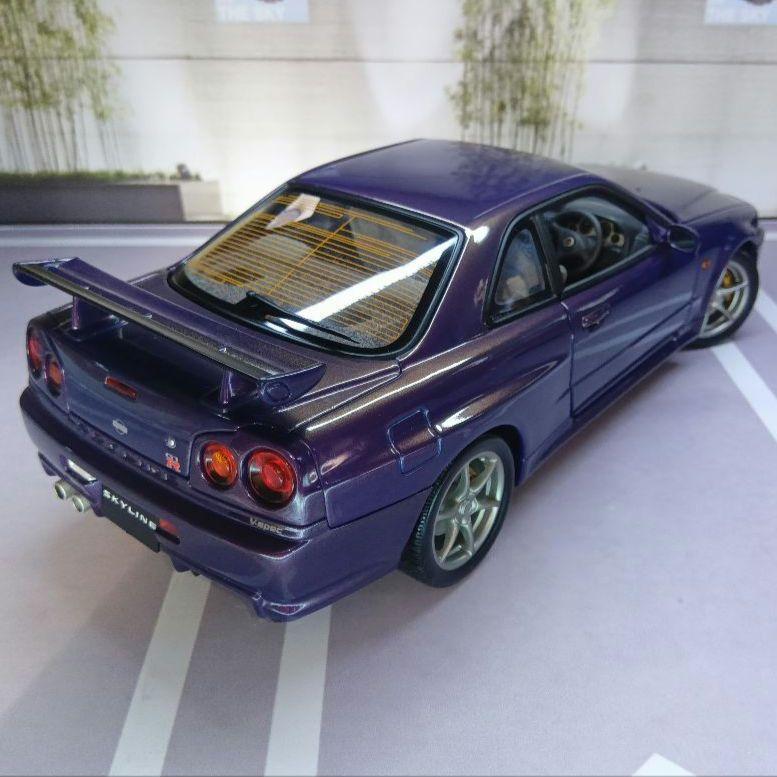 ミニカー AUTOart 1/18 Nissan SKYLINE R34 V-SPEC