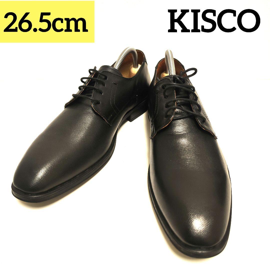 【極美品】KISCO キスコ メンズビジネスレザーシューズ 26cm ブラック