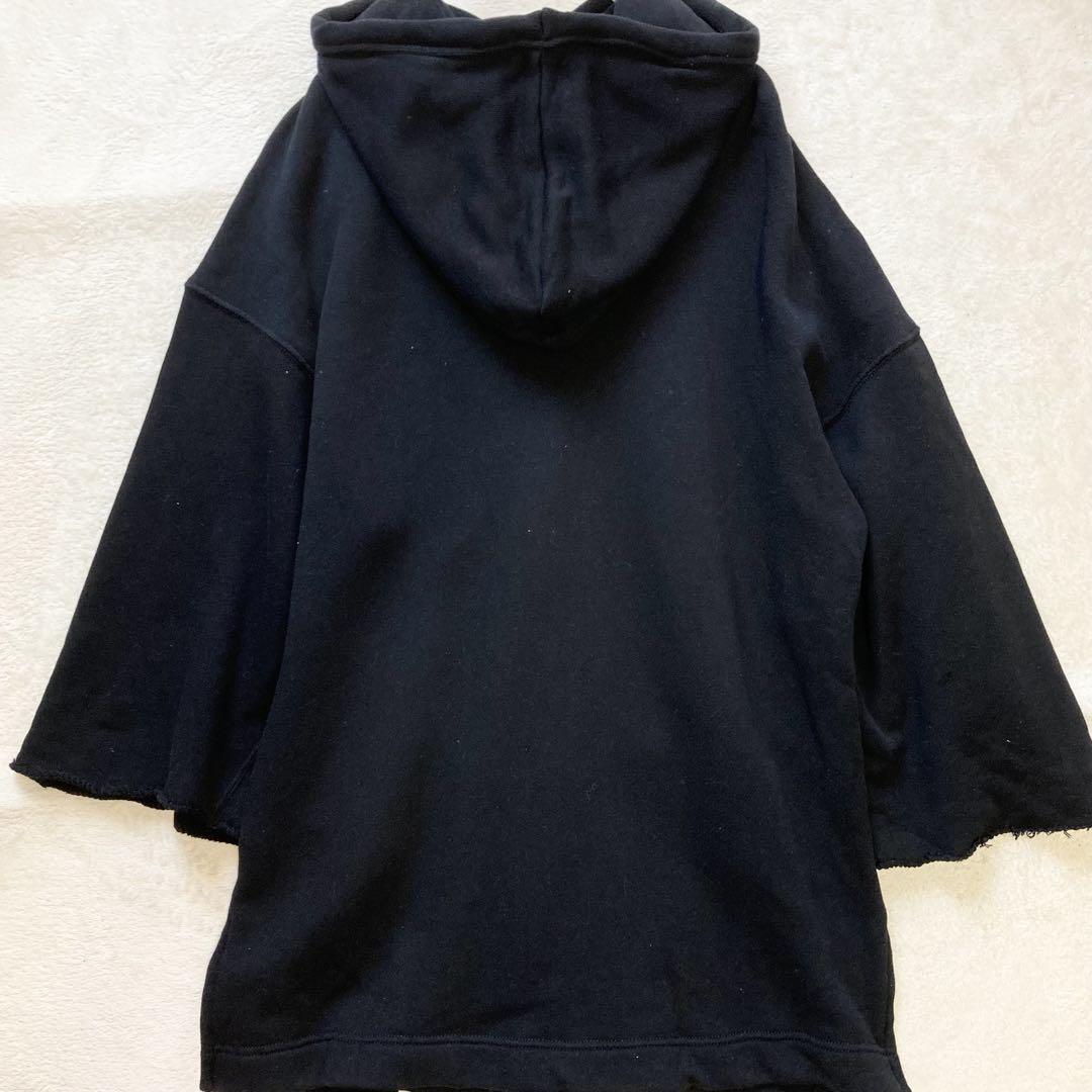 DIESEL ディーゼル パーカー ワンピース センターロゴ ブラック