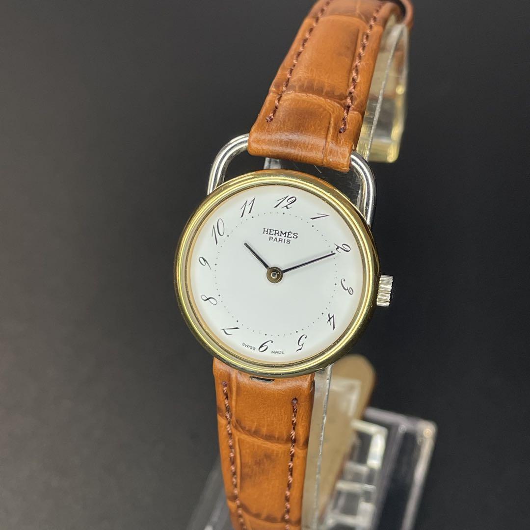 【良品 可動品】 エルメス 腕時計 アルソー ゴールドコンビ レディース 正規品 良品 可動品 正規品】 エルメス 腕時計 アルソー ゴールド