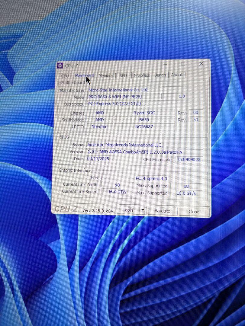 Ryzen5 9600X MSI PRO B650-S WIFI セット Ryzen5 9600X MSI PRO B650-S WIFI セット