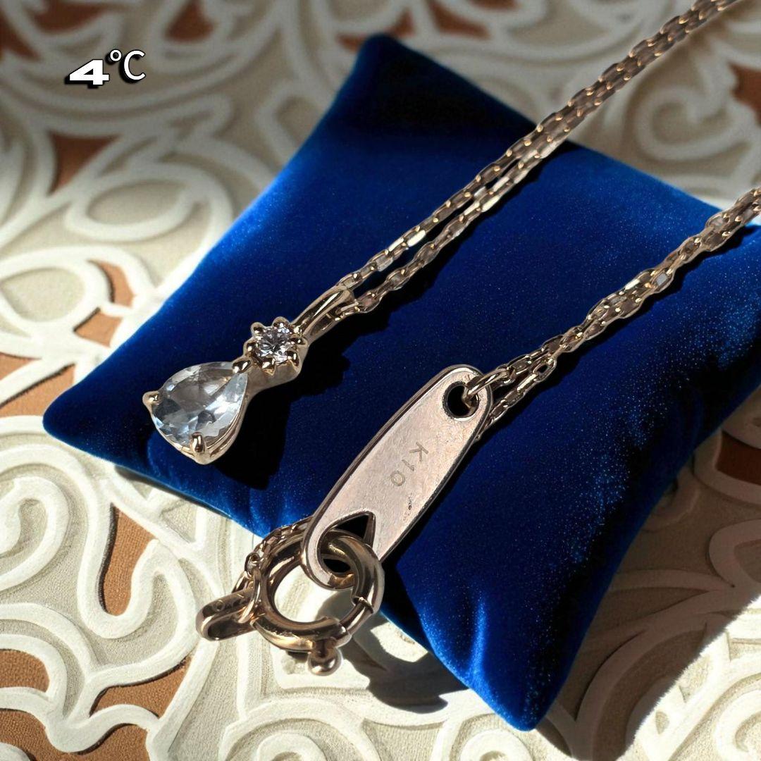 EAUD 4℃　オデュースヨンドシー　K10ネックレス