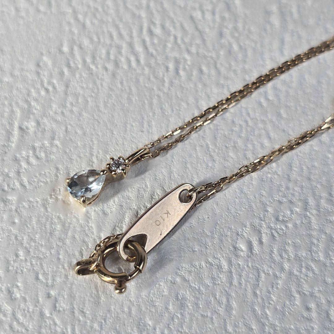 EAUD 4℃　オデュースヨンドシー　K10ネックレス