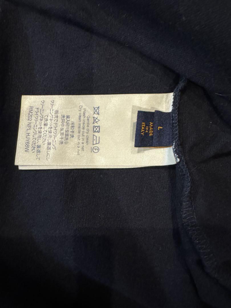 ルイヴィトンTシャツ LOUIS VUITTON メンズ ネイビー Tシャツ