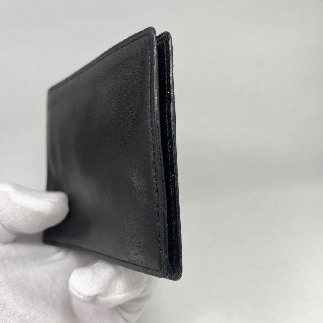 美品】バーバリーズ 折り財布 レザー ブラック ホースロゴ 希少