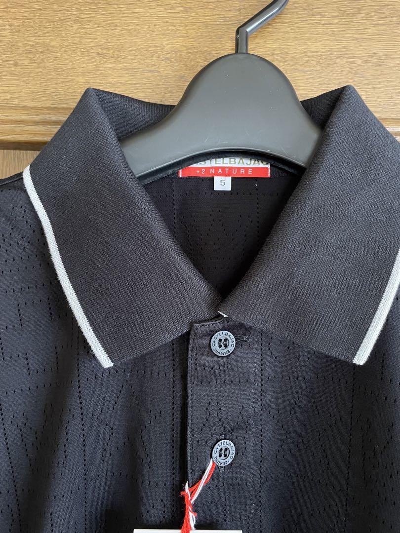 カステルバジャック CASTELBAJAC ブラック 半袖　サイズ5 XL