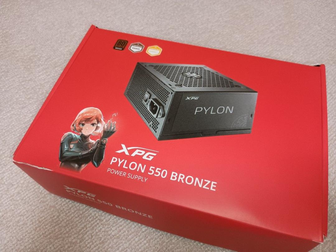 ほぼ新品 XPG PYLON 550W PYLON550B-BKCJP PSU