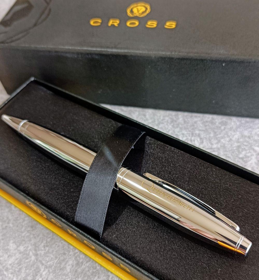 エリザベス女王記念刻印 レア美品 CROSS ボールペン