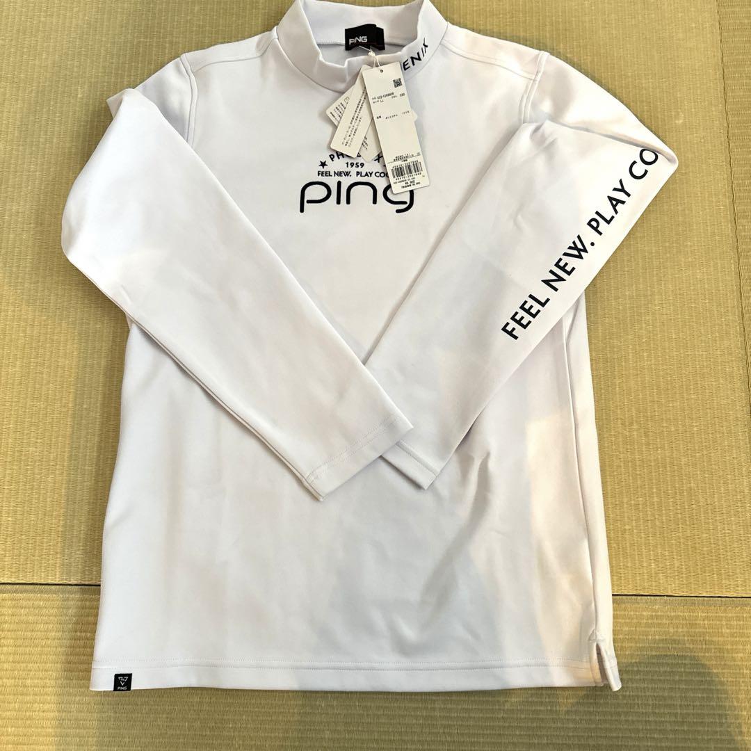 PING レディース　シャツ　今期　ホワイト　LL タグ付き未使用