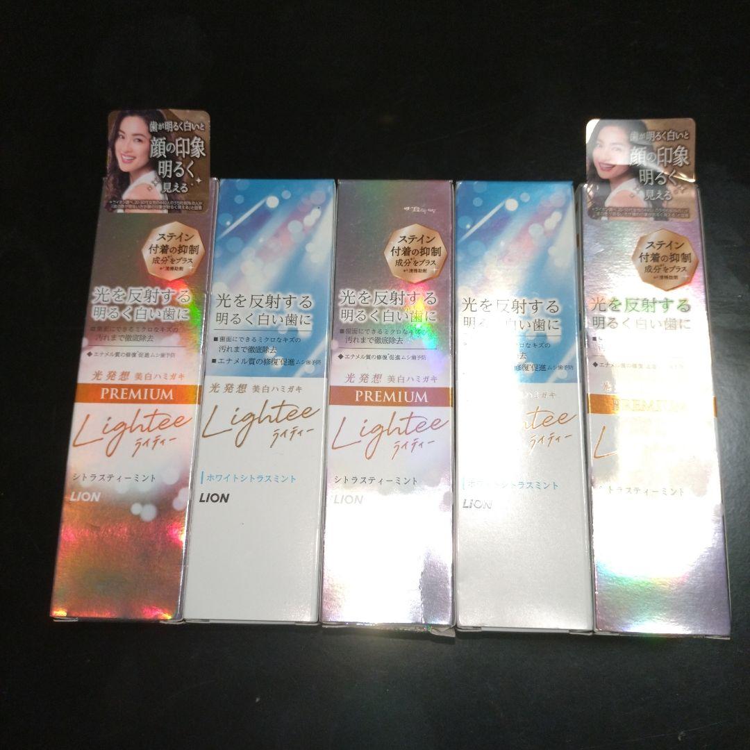 LION Premium Lighttee 歯磨き粉 5本セット