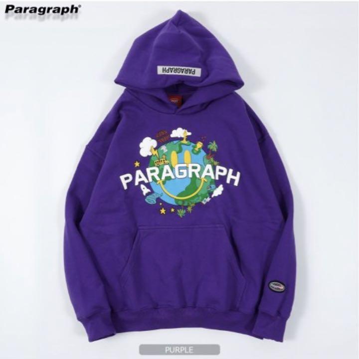 Paragraph パーカー スマイルアース フーディ