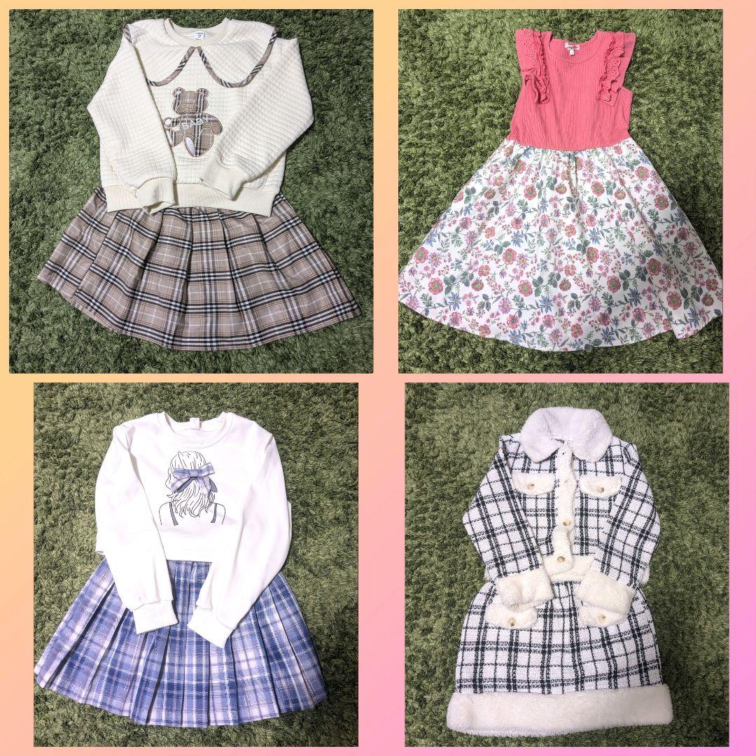 キッズ 女の子 110 120 130 70点 まとめ売り