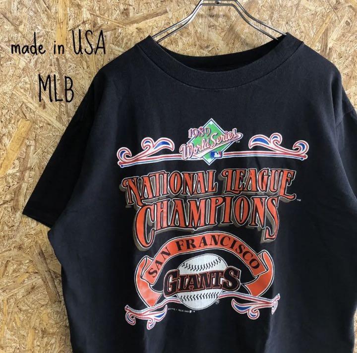 MLB メジャー USA製 ビッグプリント Tシャツ ビッグシルエット 古着