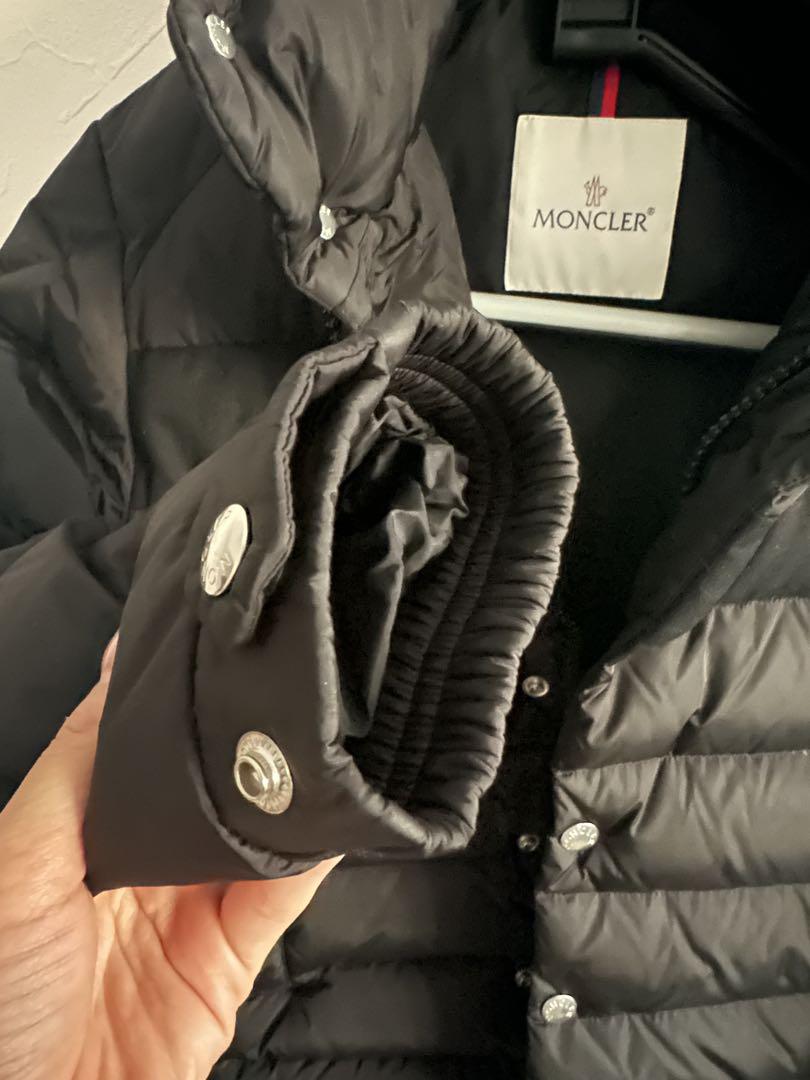 美品.MONCLER \"BREVAL ブレバル\" 国内正規 ブラック T0 S