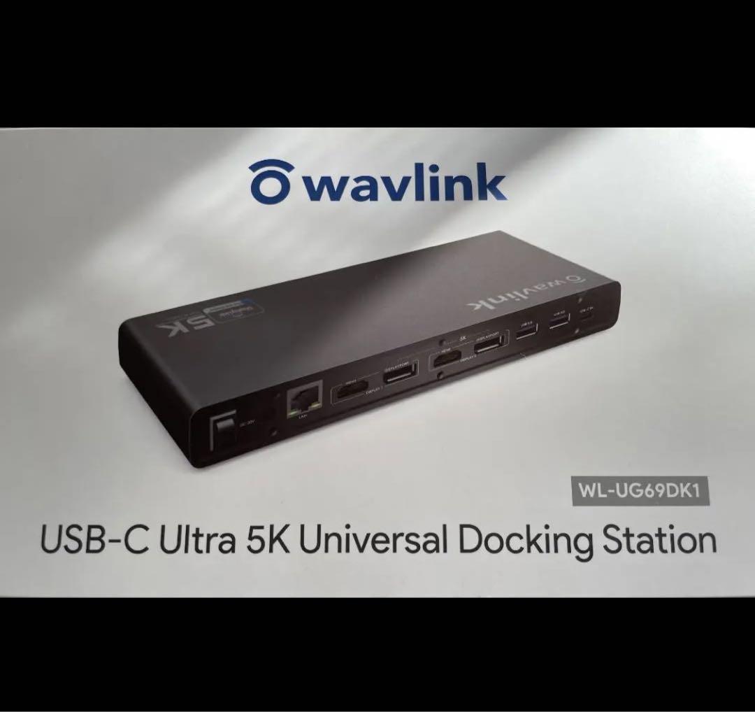 M1 Macでも2台のディスプレイ出力が可能なUSBドック「WL-UG69DK1