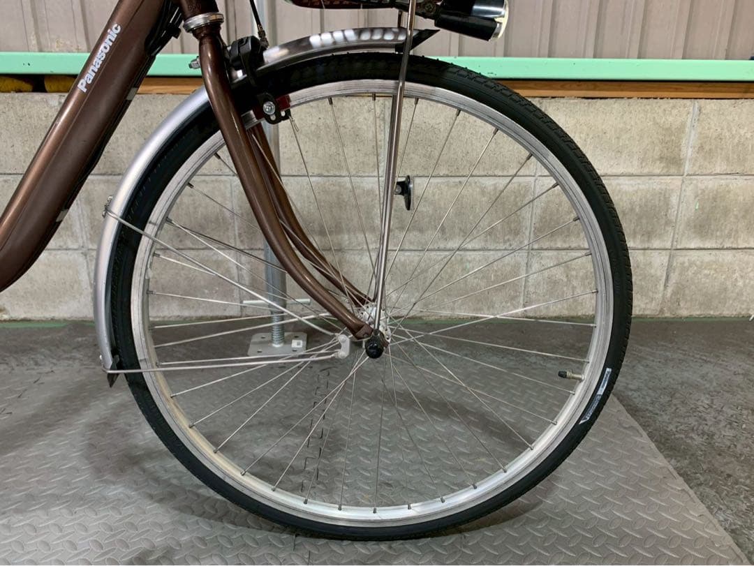 電動自転車　パナソニック　ビビDX 26インチ ブラウン　№8123