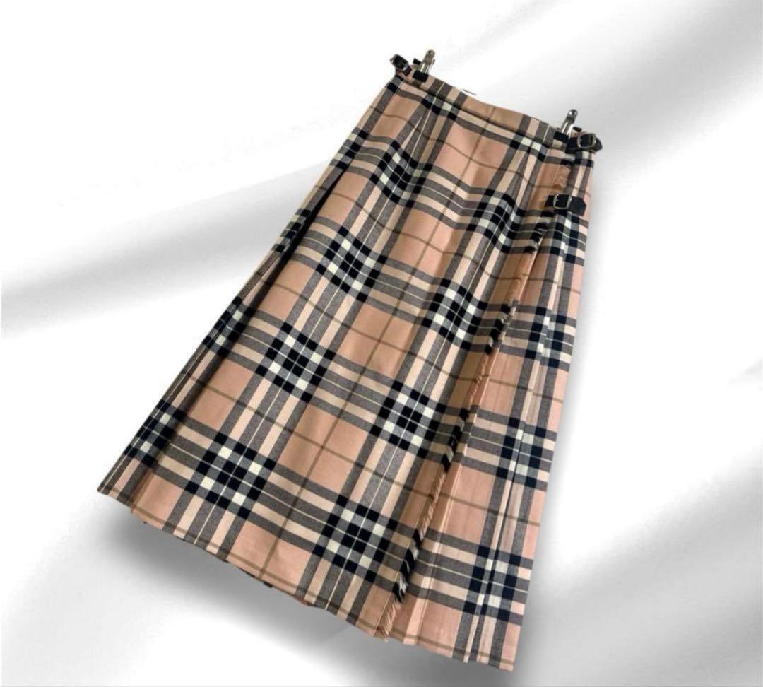 O’NEIL of DUBLIN ウール キルト プリーツマキシスカート O’NEIL of DUBLIN ウール キルト プリーツマキシスカート